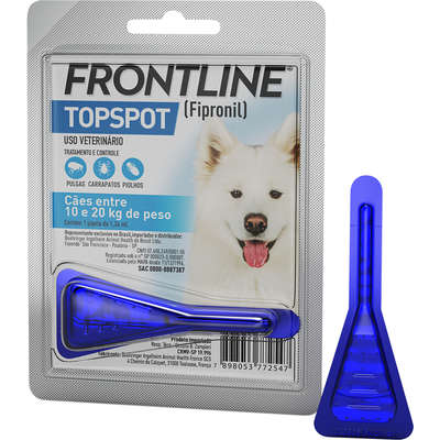 FRONTLINE TOP SPOT M - para cães de 10kg até 20kg